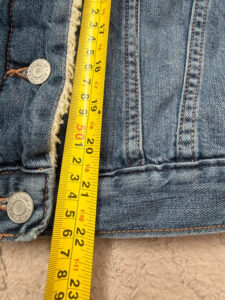 Gap Denim Sherpa Button Trucker Fitted Jacket Blue — photo 14 of 14