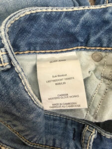 Silver Womens Low rise 8” Bootcut Flared Jeans W26 L33 UK 8 Embroidered Stitch - Image 7