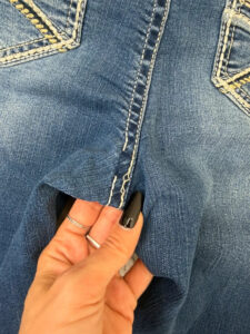 WallFlower Curvy Low Rise 9” Bootcut Flare Blue Jeans — photo 14 of 15