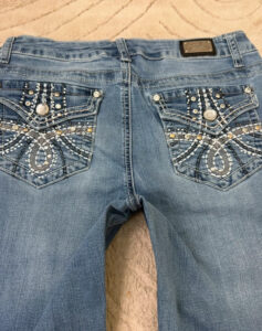 Earl Jeans Low rise 8.5” Embellished Rhinestone Bootcut Jeans — photo 15 of 15