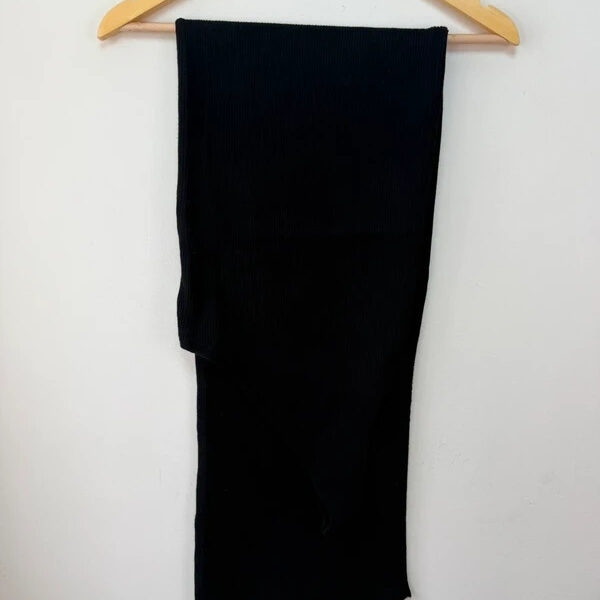 Mango womens Black One Shoulder Ribbed fitted Maxi Dress UK 8-10/S bodycon