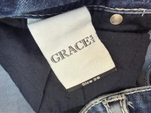 Grace in LA womens Embroidered Bermuda low Shorts jeans — photo 5 of 12
