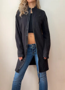 G-Star RAW unisex Long Vest Knit Wool Coatigan Black M — photo 2 of 15