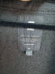 G-Star RAW unisex Long Vest Knit Wool Coatigan Black M — photo 7 of 15