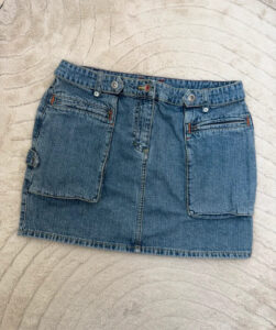 Esprit Jeans Women's Low rise Denim Cargo Mini Skirt — photo 3 of 12