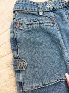 Esprit Jeans Women's Low rise Denim Cargo Mini Skirt — photo 9 of 12