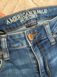 American Eagle Stretch Low Rise 8" Bootcut Flare Jeans — photo 5 of 10