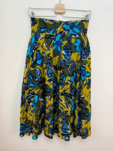 Vintage Wallis Women's Floral Full Midi Pleated Skirt — photo 3 of 11
