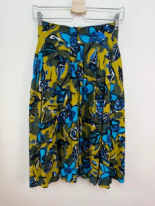 Vintage Wallis Women's Floral Full Midi Pleated Skirt — photo 4 of 11