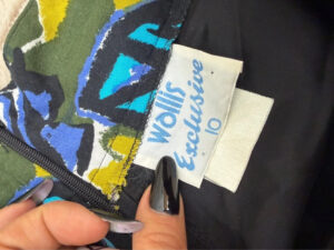 Vintage Wallis Women's Floral Full Midi Pleated Skirt — photo 7 of 11