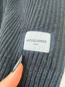 Jack & Jones Men's Black Ribbed Zip Chunky Cardigan High Neck Jumper M Casual — photo 4 of 11