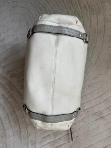 Coach F17566 Alexandra White Pebbled Leather Hobo Shoulder Oversized Hand Bag - Image 13