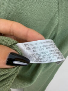 Zara & Viyella Womens Knit Jumper Bundle Green Navy UK16/L lightweight top - Image 5