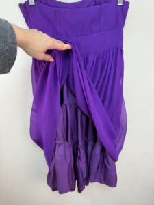 Coast Women's 100% Silk Purple Strapless Prom Cocktail Mini Dress — photo 11 of 11