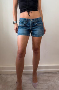 Maurices Women's Embroidered Low Rise 7” Denim Shorts — photo 2 of 10