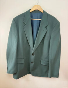 Principles Men Vintage Cashmere Wool Blazer Sage Green Oversized Jacket 42R L-XL — photo 12 of 12