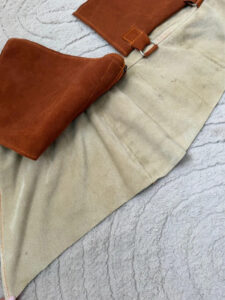 Custom womens Suede leather Utility Belt Festival Pocket Waist Bag Adjustable — photo 12 of 15