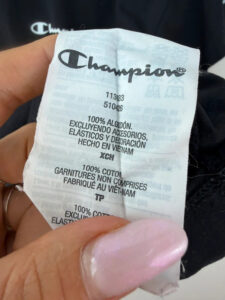 Champion womens Black Cropped T-Shirt — photo 6 of 8