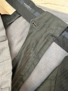 Burberry Men’s Smart Tailored Trousers Grey Wool UK40 W40 XXL office wedding - Image 11