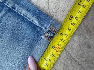 American Eagle women stretchy denim hotpants micro shorts low rise Y2K 00s uk6-8 — photo 14 of 15