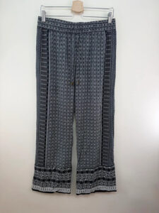 Boho Low/Mid Rise 10” Wide Leg Trousers W31 L29 UK10-12 Stretch Waist - Image 4