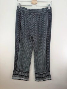 Boho Low/Mid Rise 10” Wide Leg Trousers W31 L29 UK10-12 Stretch Waist - Image 5