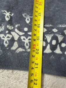 Sandwich womens Y2K Knit Floral top Grey cotton silk wool long sleeve slouchy M — photo 9 of 10