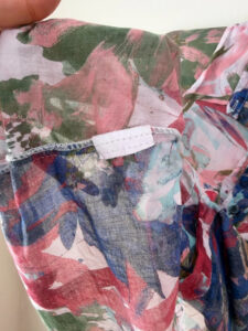 Women's Abstract Floral Sheer Button Shirt Blouse — photo 6 of 11