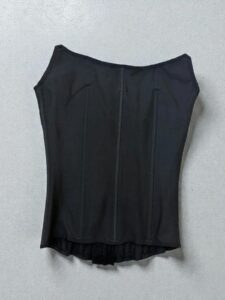 Fajas Salome womens black corset top structured shapewear bustier uk8 dark femme — photo 5 of 14