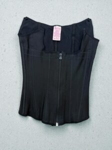 Fajas Salome womens black corset top structured shapewear bustier uk8 dark femme — photo 6 of 14
