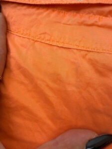 Notorius Womens Neon Orange 100% silk Short Sleeve Relaxed Button Shirt UK 10 - Image 10