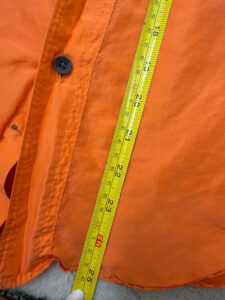Notorius Womens Neon Orange 100% silk Short Sleeve Relaxed Button Shirt UK 10 - Image 12
