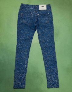 Roberto Cavalli womens leopard print slim bootcut jeans low rise y2k 00s uk8 - Image 6