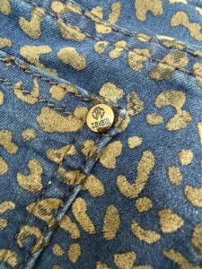 Roberto Cavalli womens leopard print slim bootcut jeans low rise y2k 00s uk8 - Image 15