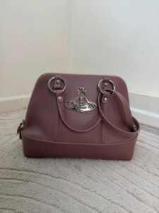 Vivienne Westwood Jasmin Dusty Pink Pebble Leather Orb Handbag Shoulder Bag — photo 7 of 15