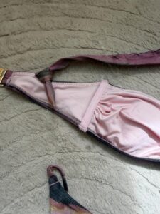 Penti nwt womens Nixie One Shoulder Shimmer Bikini Set S/36 uk8-10 Y2K Swimwear - Image 8