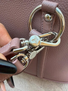 Vivienne Westwood Jasmin Dusty Pink Pebble Leather Orb Handbag Shoulder Bag — photo 10 of 15