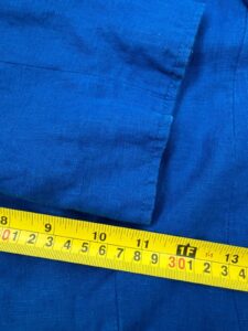 CC womens Y2K cobalt blue 100% linen blazer tailored fitted jacket uk14 coastal — photo 13 of 13