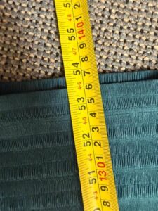 Zapa Paris teal ribbed maxi dress square neck minimalist bodycon Y2K 00s sheer S — photo 9 of 9