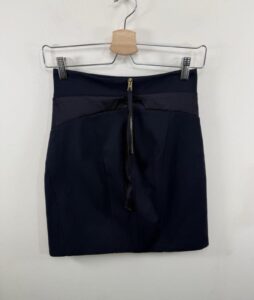 Acne Studios Pacific Mix dark navy mini skirt S — photo 4 of 9