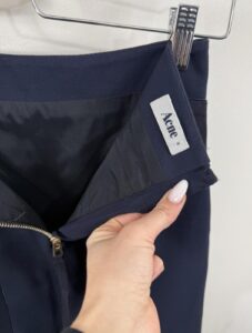 Acne Studios Pacific Mix dark navy mini skirt S — photo 5 of 9
