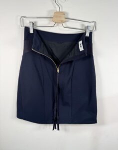 Acne Studios Pacific Mix dark navy mini skirt S — photo 7 of 9