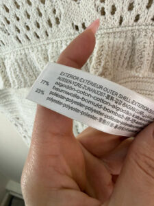Zara womens Cream Crochet Knit Ruffle Mini Dress — photo 5 of 8
