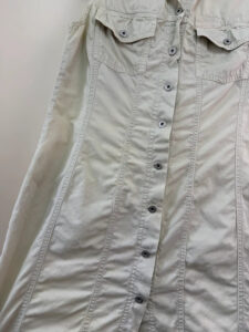 Colmar Vintage 90s Utility Safari Button Shirt Fitted Mini Dress Beige UK14-M Y2K Casual Resort - Image 9
