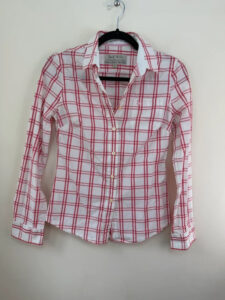 Jack Wills Fabulously British Pink Check Cotton Fitted Button Shirt — photo 4 of 12
