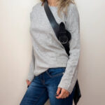 The White Company womens 100% Merino Wool Grey Relaxed Jumper UK8-10/S sweater