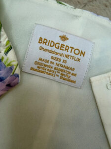 Bridgerton x Netflix Floral Corset Boned Sweetheart Bodice Bustier Top — photo 5 of 8