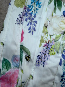 Bridgerton x Netflix Floral Corset Boned Sweetheart Bodice Bustier Top — photo 7 of 8