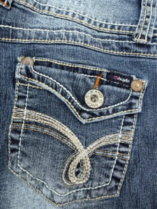Angels Ultra Low Rise 6.5” Denim Cuffed Shorts — photo 9 of 13