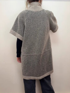 Italian Women's Wool Chunky Knit Button Cardigan Coat Oversized — photo 3 of 9